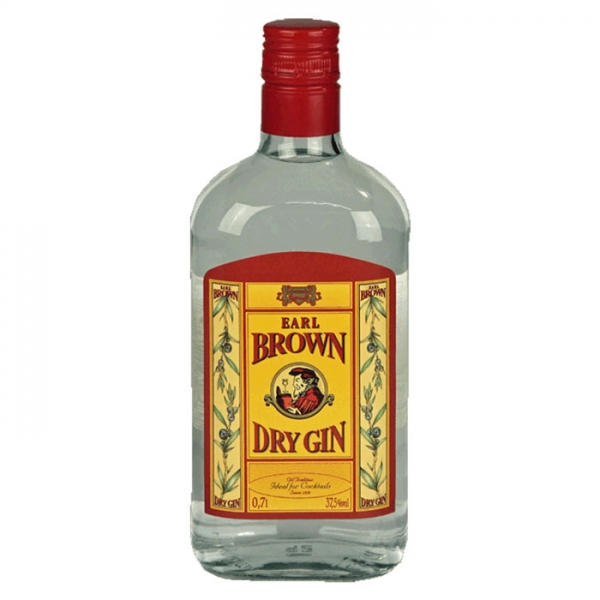 Earl Brown Dry Gin 37,5% 0.7 ltr. Flasche